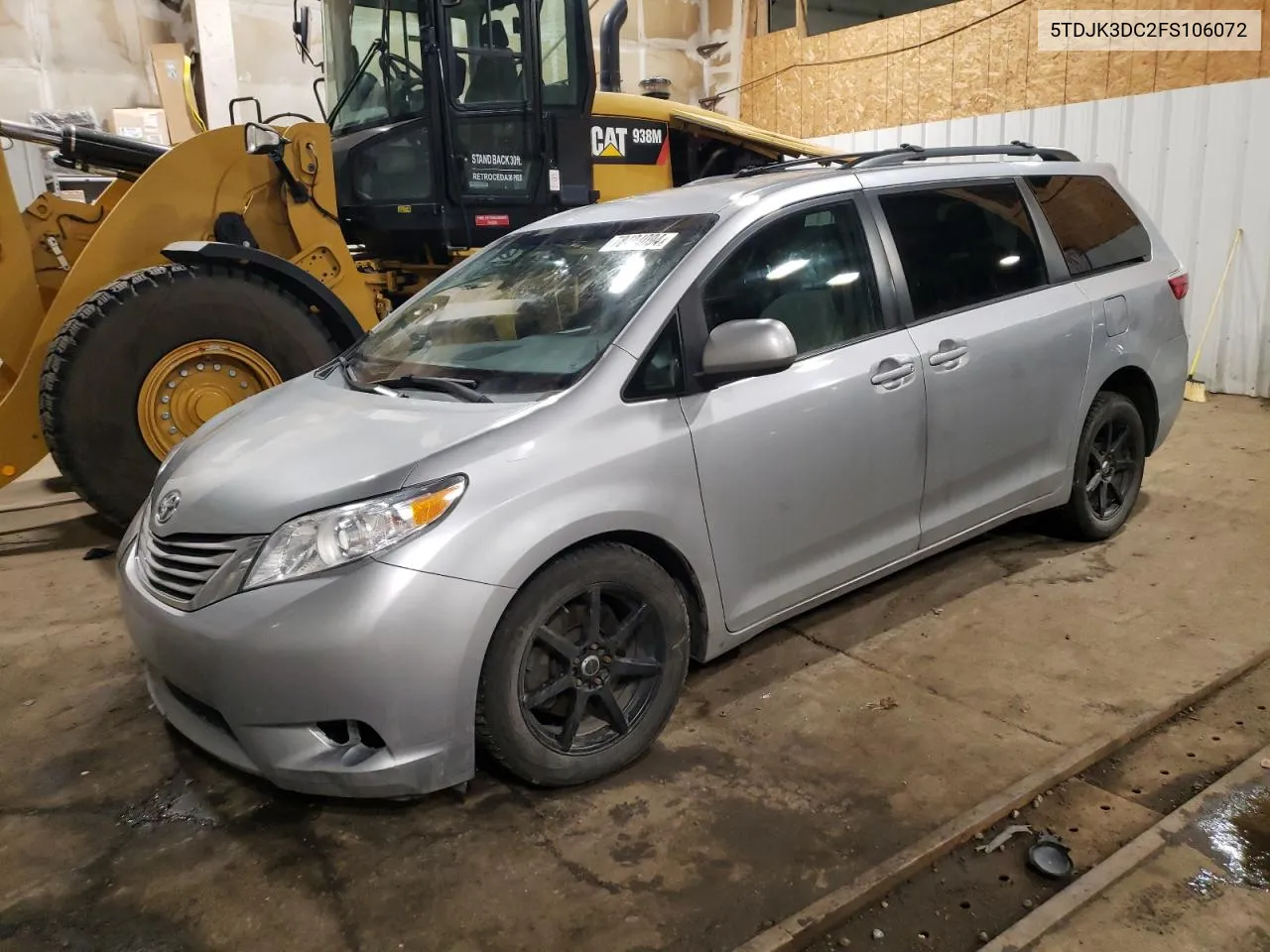 2015 Toyota Sienna Le VIN: 5TDJK3DC2FS106072 Lot: 78494094