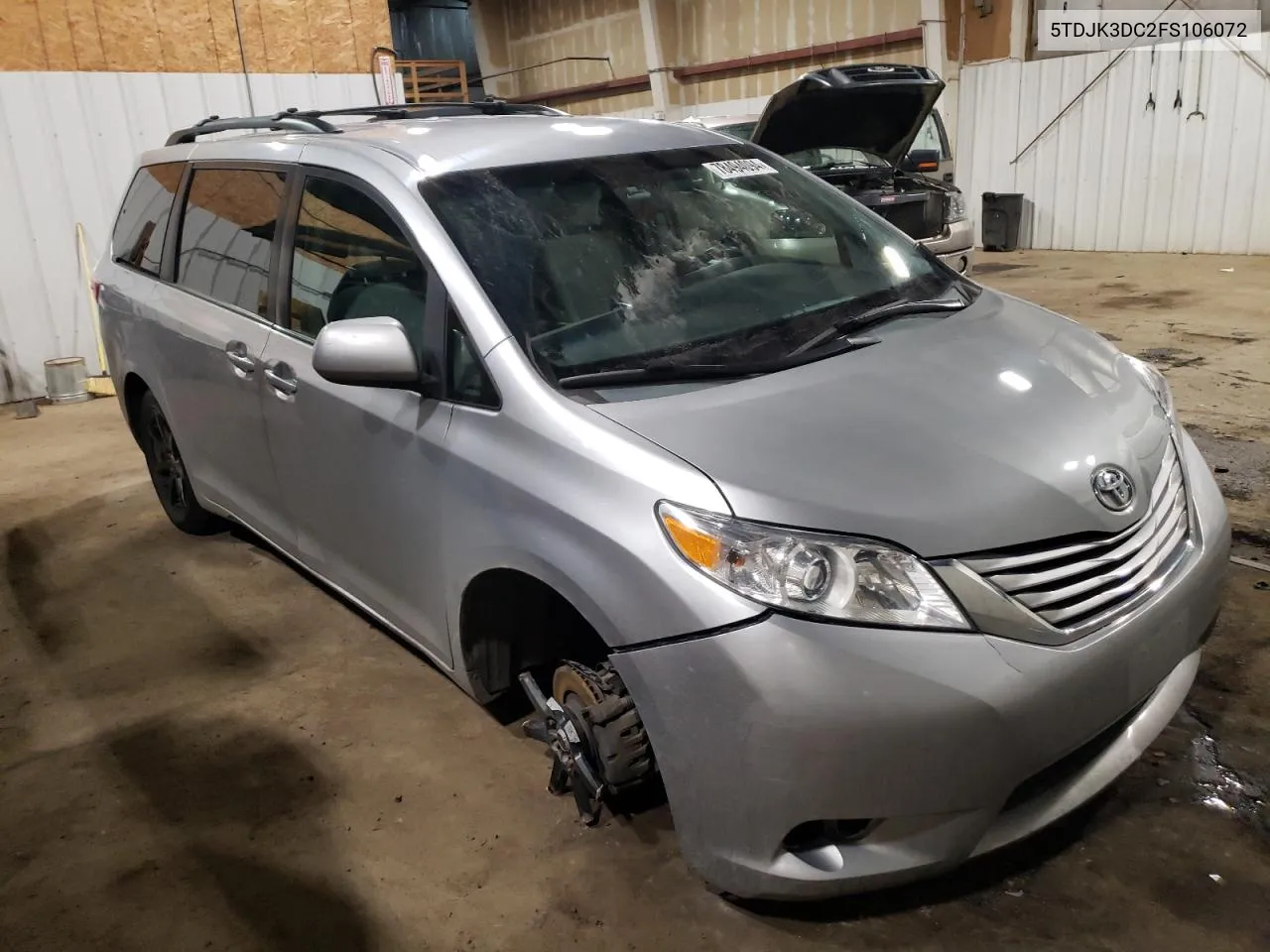 2015 Toyota Sienna Le VIN: 5TDJK3DC2FS106072 Lot: 78494094