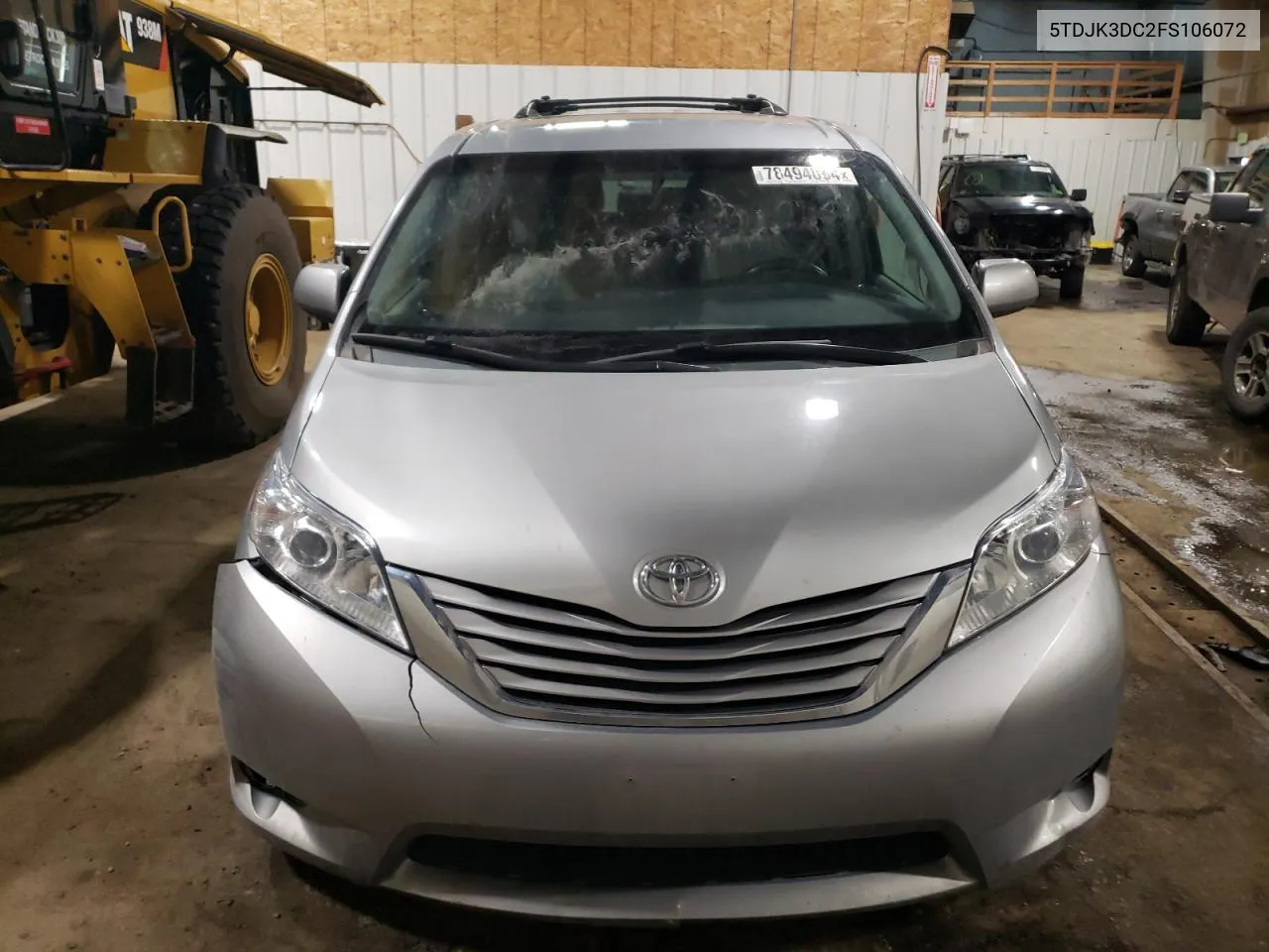 2015 Toyota Sienna Le VIN: 5TDJK3DC2FS106072 Lot: 78494094