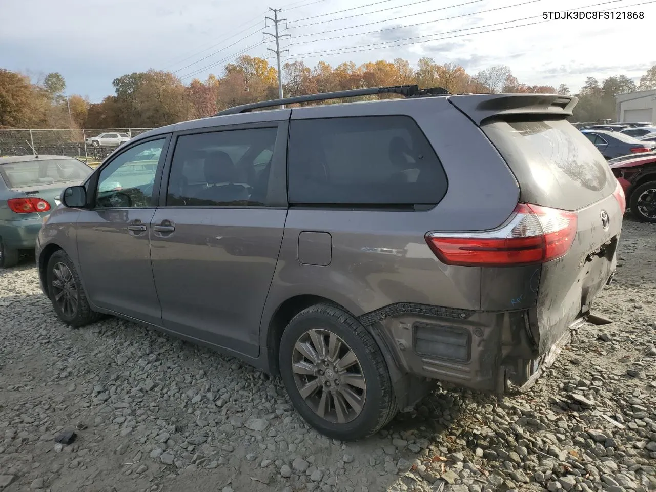 2015 Toyota Sienna Le VIN: 5TDJK3DC8FS121868 Lot: 78627784