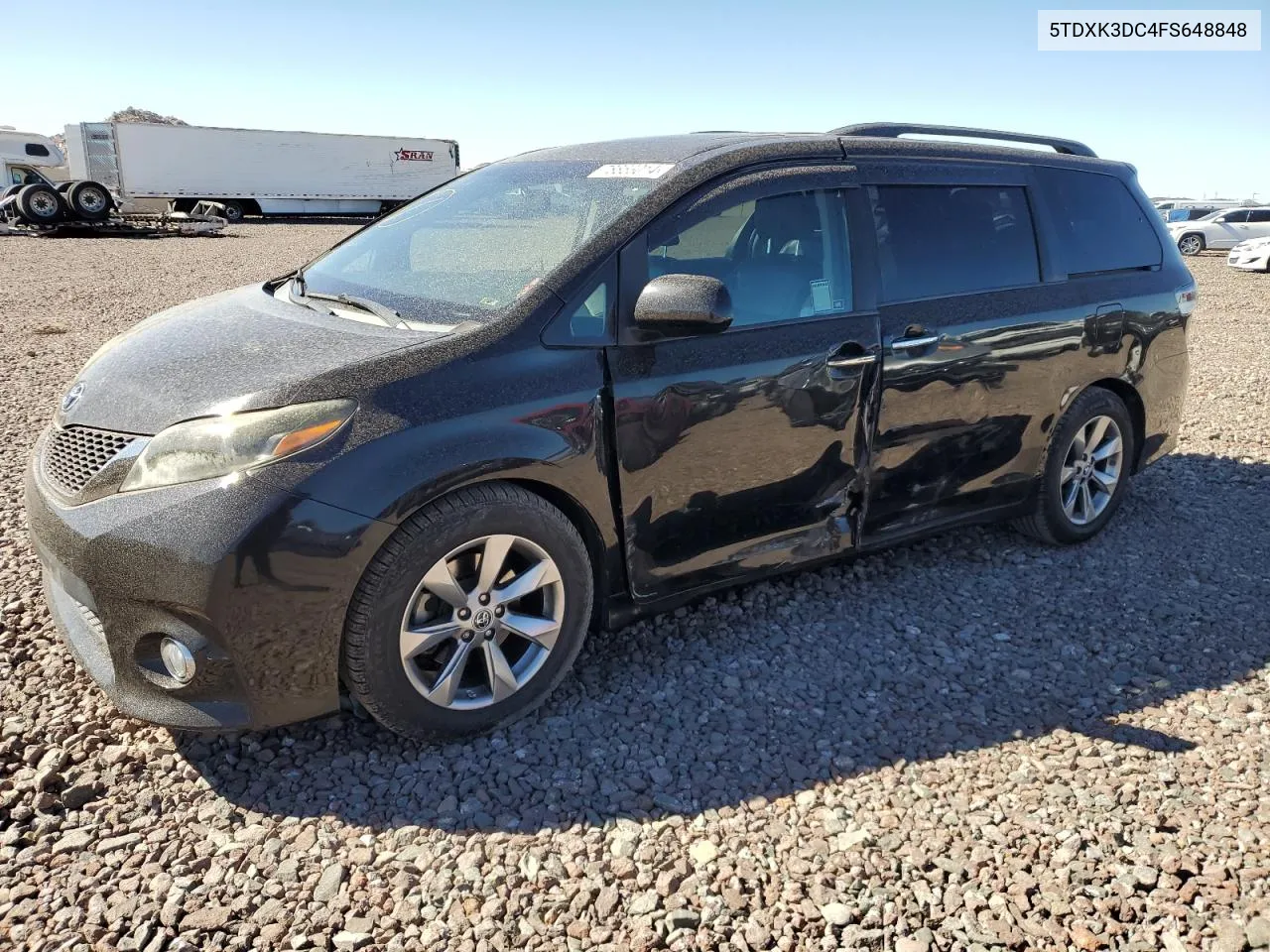 5TDXK3DC4FS648848 2015 Toyota Sienna Sport