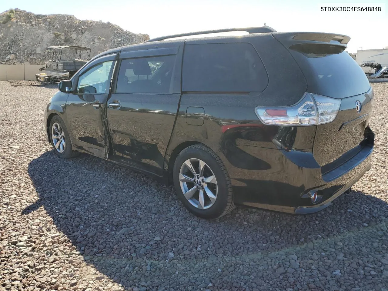 2015 Toyota Sienna Sport VIN: 5TDXK3DC4FS648848 Lot: 78863014