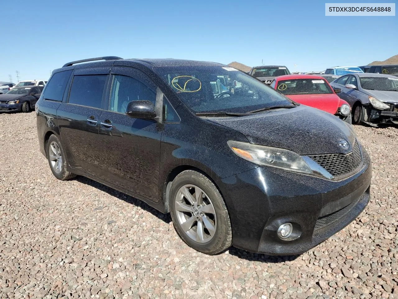 5TDXK3DC4FS648848 2015 Toyota Sienna Sport