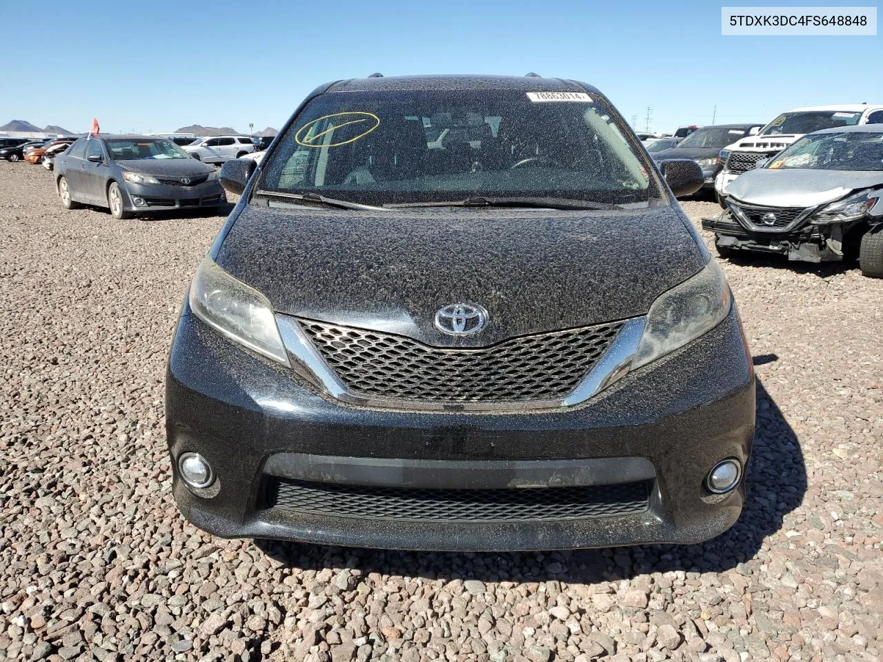 5TDXK3DC4FS648848 2015 Toyota Sienna Sport