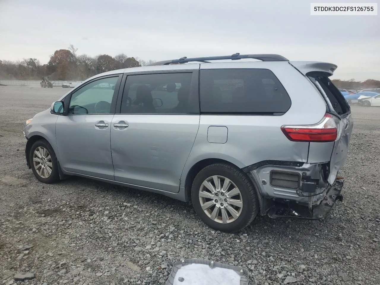 2015 Toyota Sienna Xle VIN: 5TDDK3DC2FS126755 Lot: 78902714