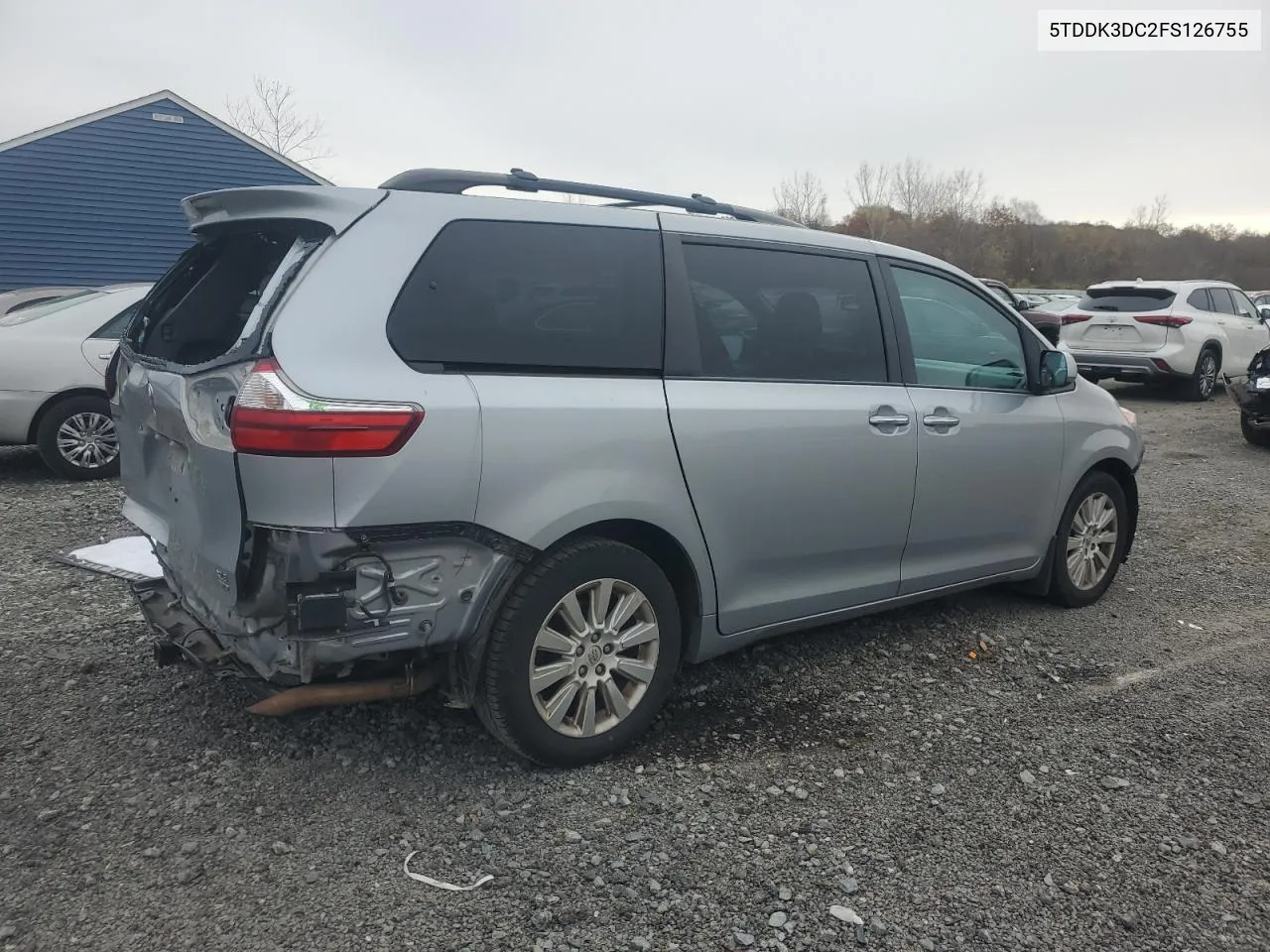 2015 Toyota Sienna Xle VIN: 5TDDK3DC2FS126755 Lot: 78902714