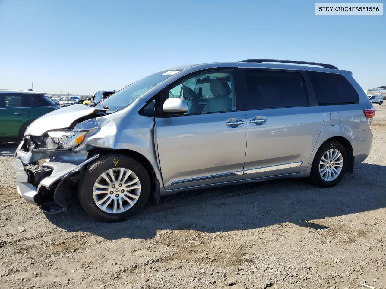 2015 Toyota Sienna Xle VIN: 5TDYK3DC4FS551556 Lot: 79256924