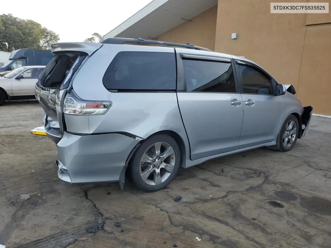 2015 Toyota Sienna Sport VIN: 5TDXK3DC7FS535525 Lot: 79365024