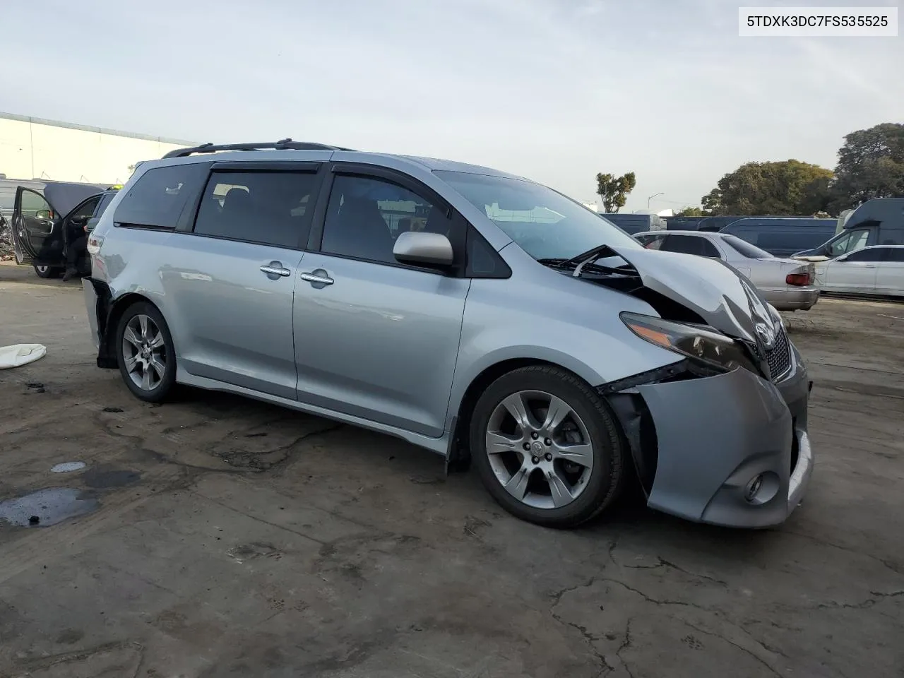 2015 Toyota Sienna Sport VIN: 5TDXK3DC7FS535525 Lot: 79365024