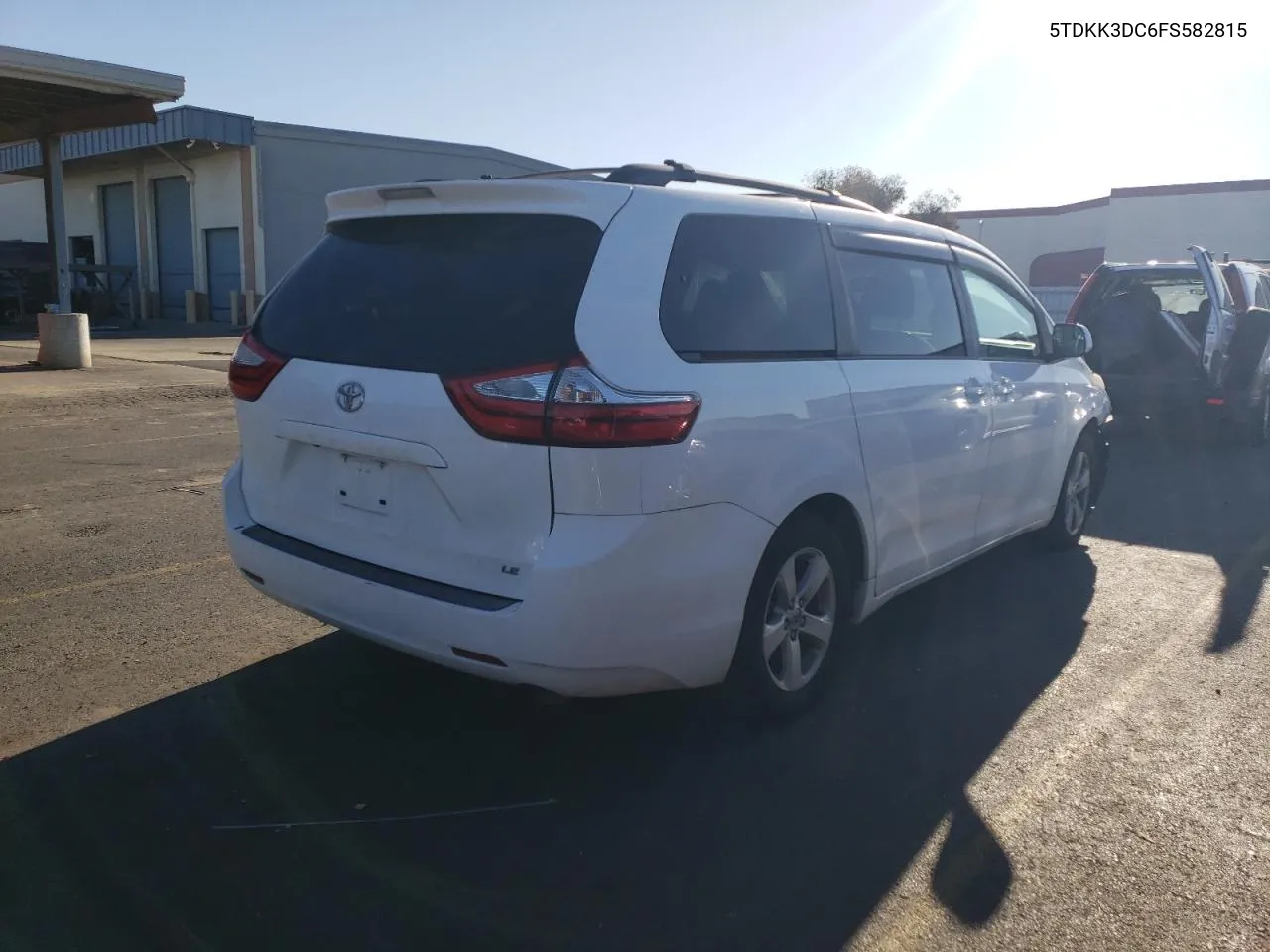 2015 Toyota Sienna Le VIN: 5TDKK3DC6FS582815 Lot: 79612184