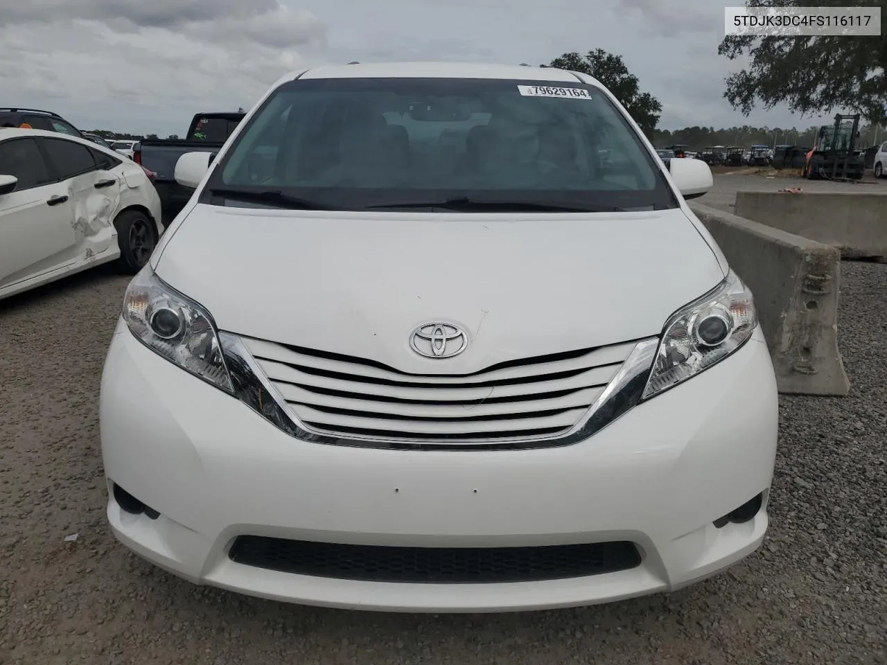 2015 Toyota Sienna Le VIN: 5TDJK3DC4FS116117 Lot: 79629164