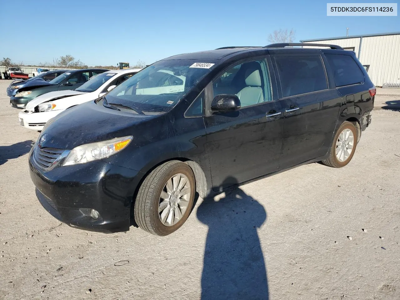 2015 Toyota Sienna Xle VIN: 5TDDK3DC6FS114236 Lot: 79846534