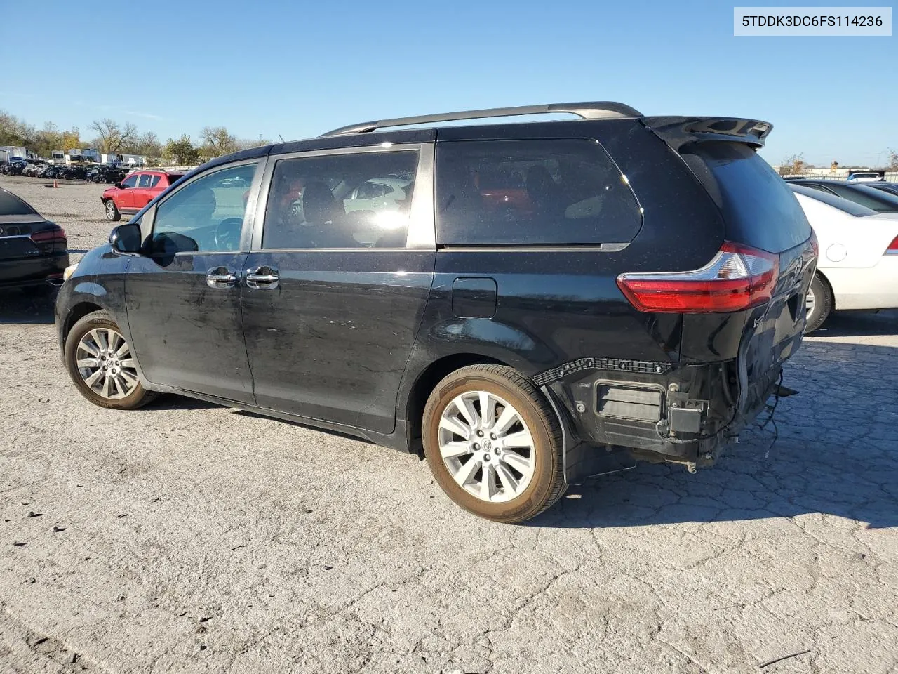 2015 Toyota Sienna Xle VIN: 5TDDK3DC6FS114236 Lot: 79846534