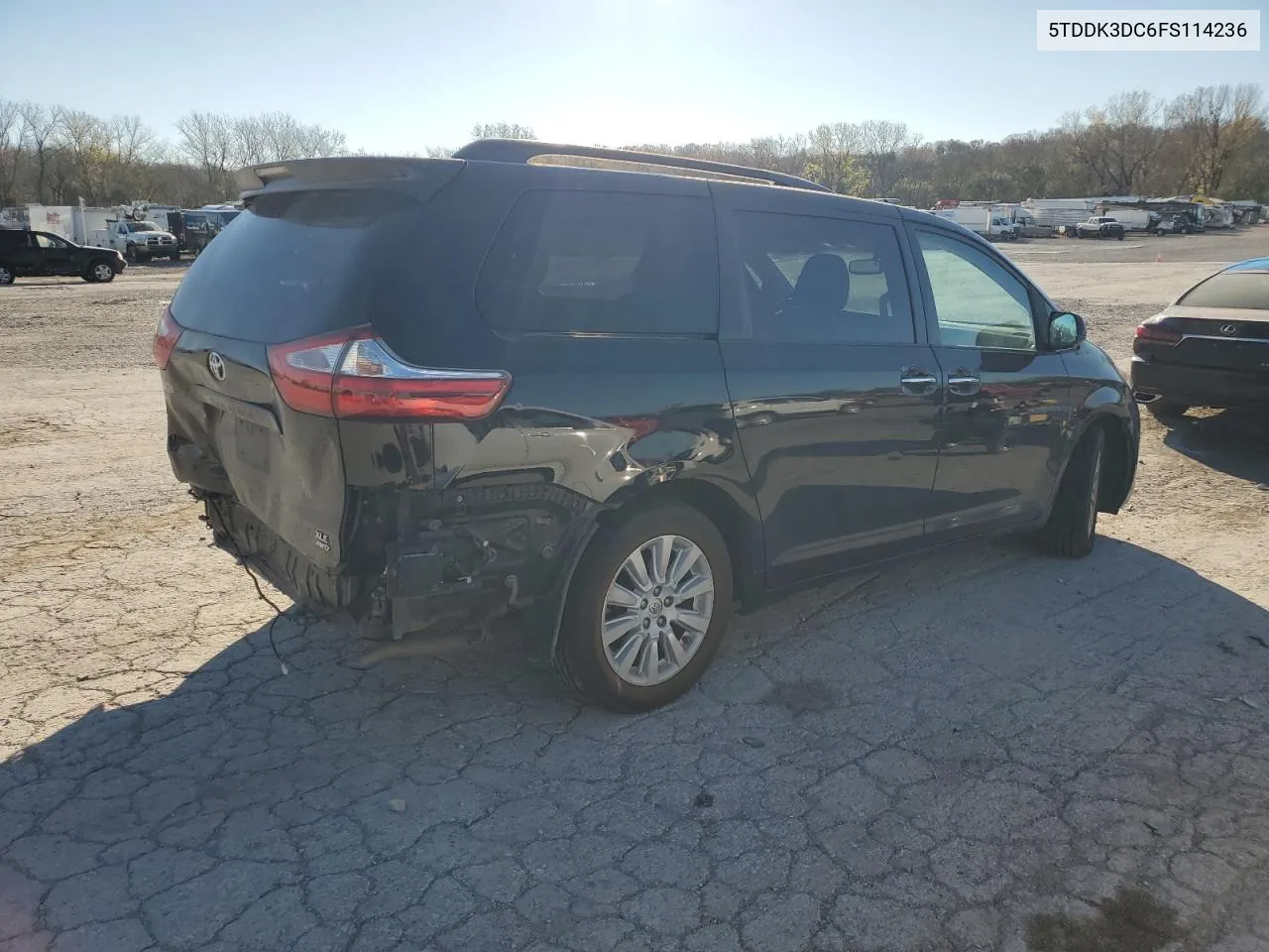 2015 Toyota Sienna Xle VIN: 5TDDK3DC6FS114236 Lot: 79846534