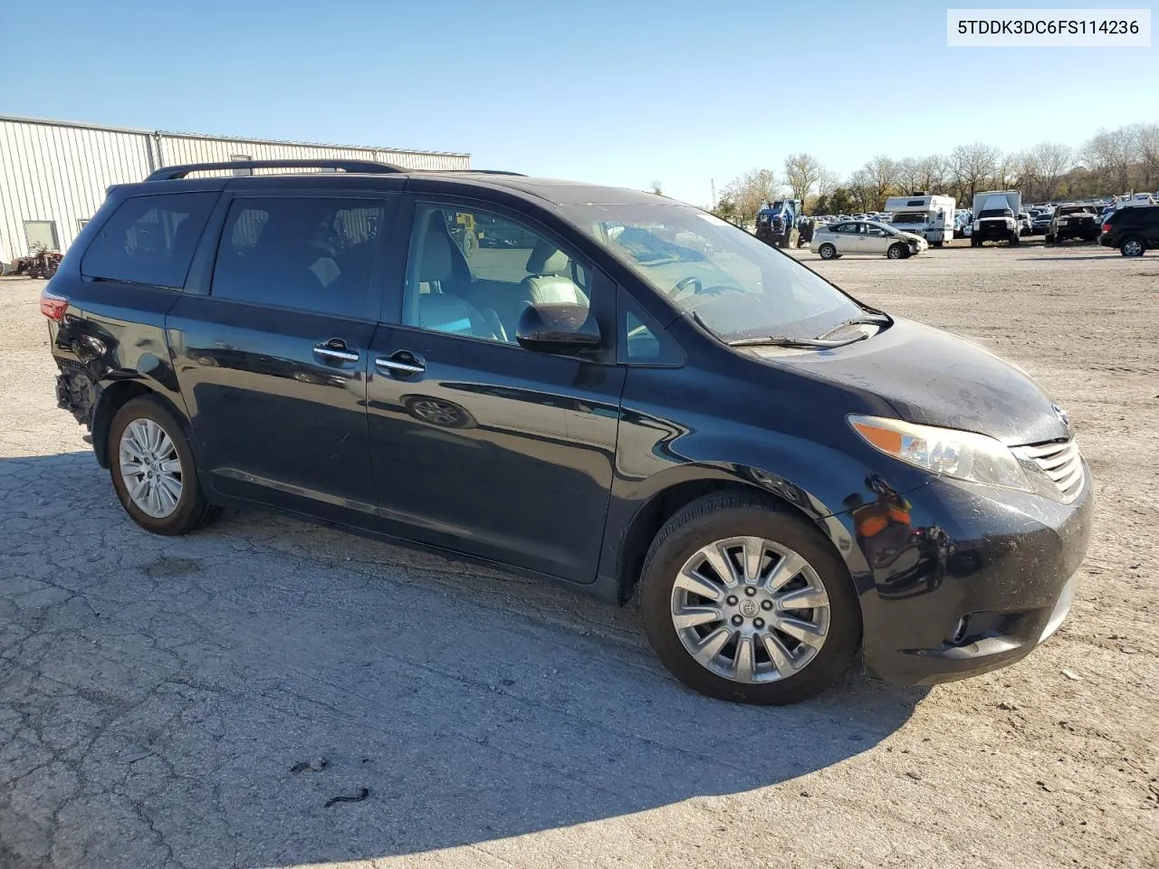 2015 Toyota Sienna Xle VIN: 5TDDK3DC6FS114236 Lot: 79846534