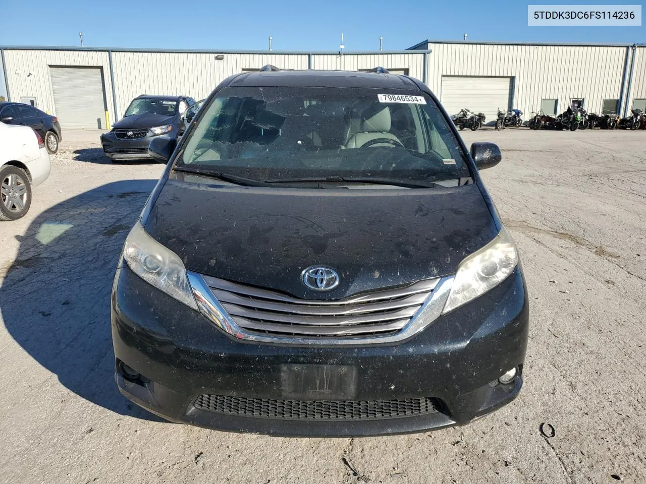 2015 Toyota Sienna Xle VIN: 5TDDK3DC6FS114236 Lot: 79846534