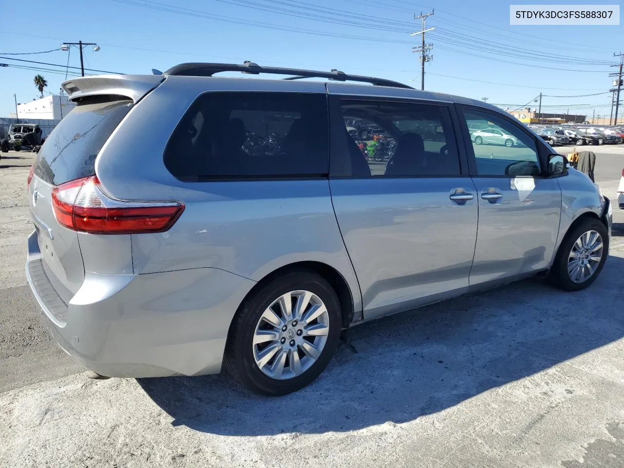 2015 Toyota Sienna Xle VIN: 5TDYK3DC3FS588307 Lot: 79935484