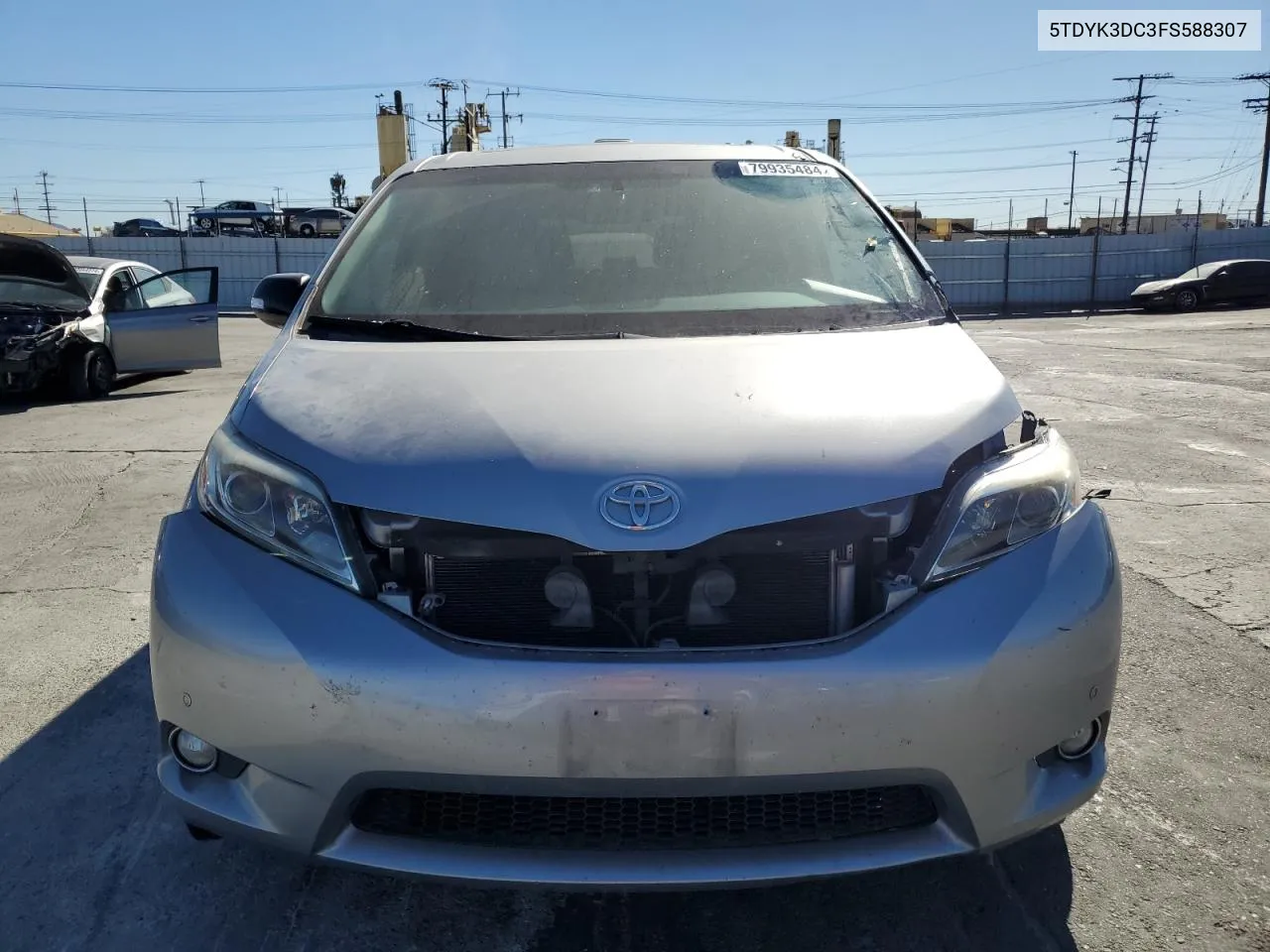 2015 Toyota Sienna Xle VIN: 5TDYK3DC3FS588307 Lot: 79935484