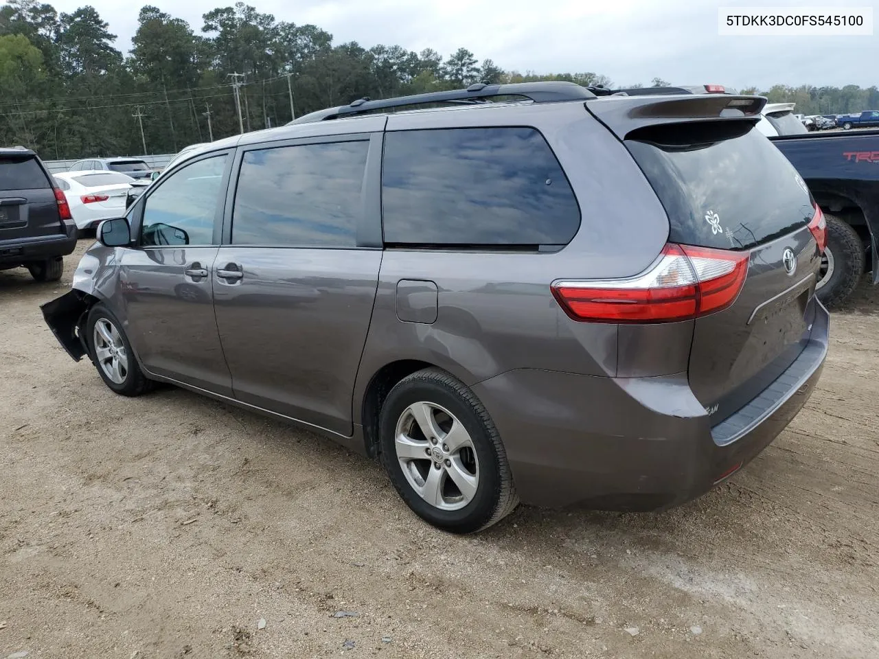 2015 Toyota Sienna Le VIN: 5TDKK3DC0FS545100 Lot: 79962204