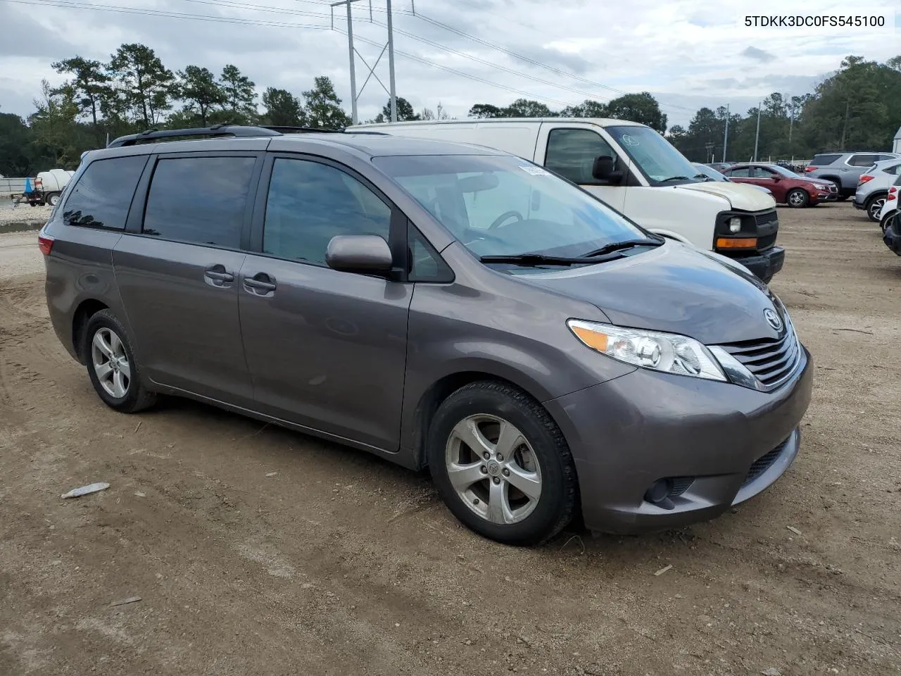 2015 Toyota Sienna Le VIN: 5TDKK3DC0FS545100 Lot: 79962204