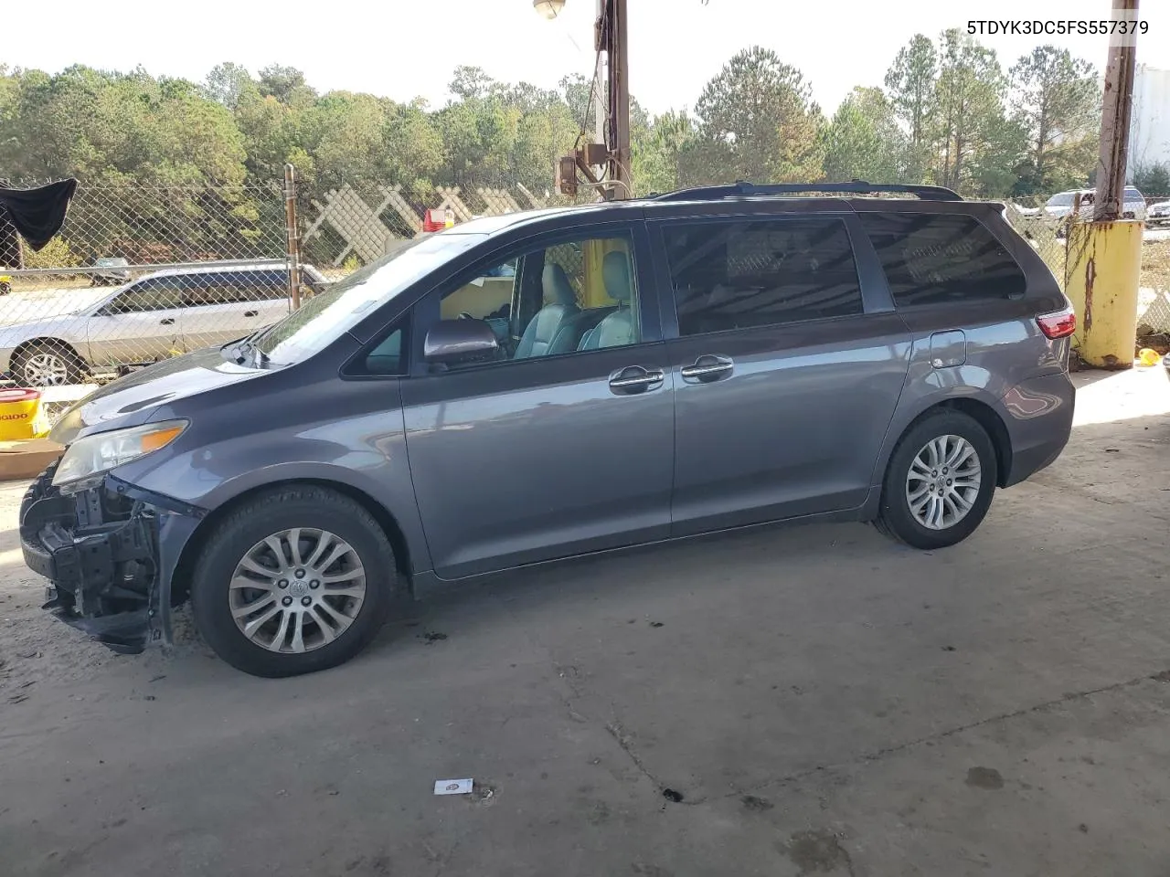 2015 Toyota Sienna Xle VIN: 5TDYK3DC5FS557379 Lot: 80091864