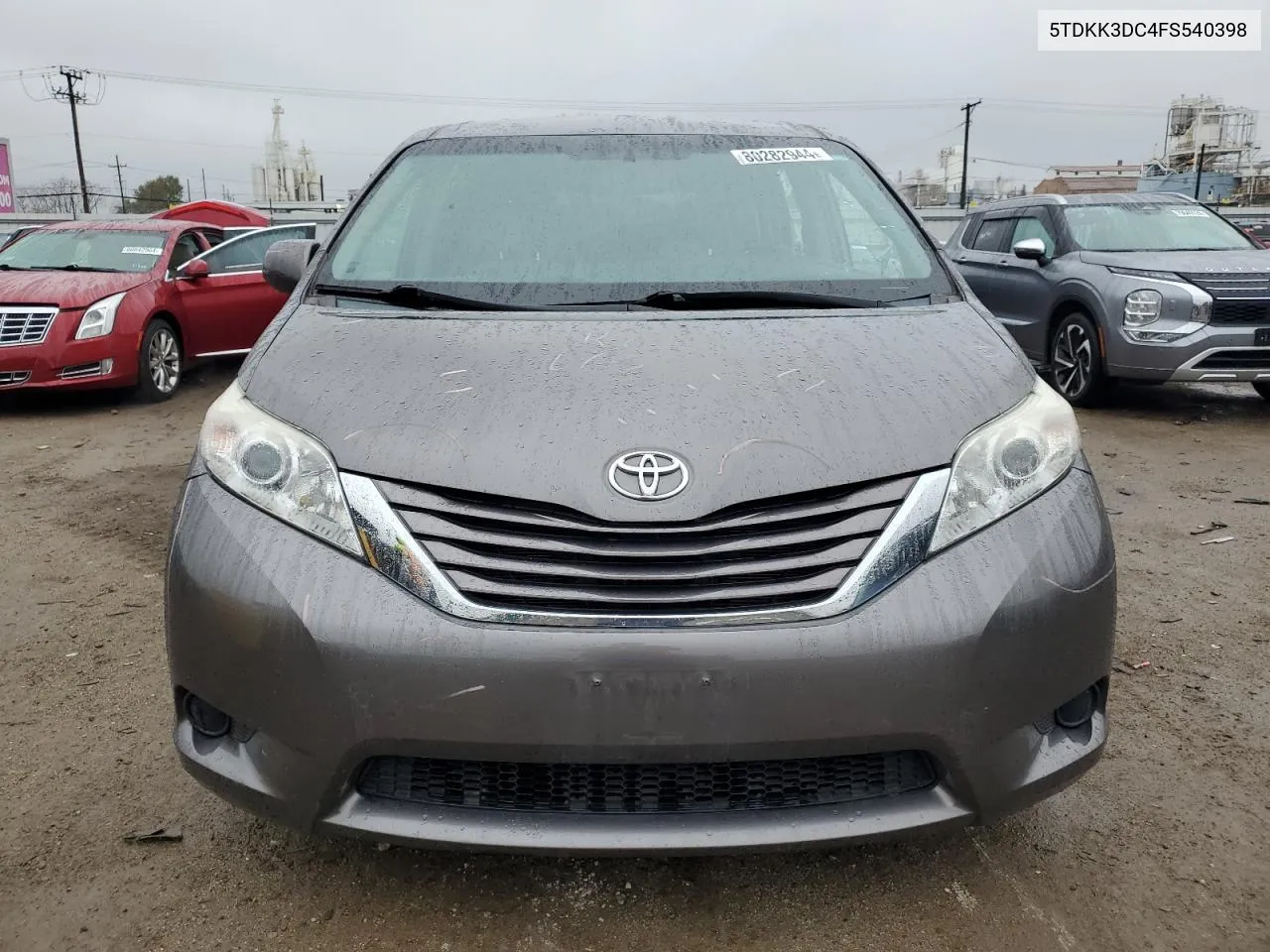 2015 Toyota Sienna Le VIN: 5TDKK3DC4FS540398 Lot: 80282944