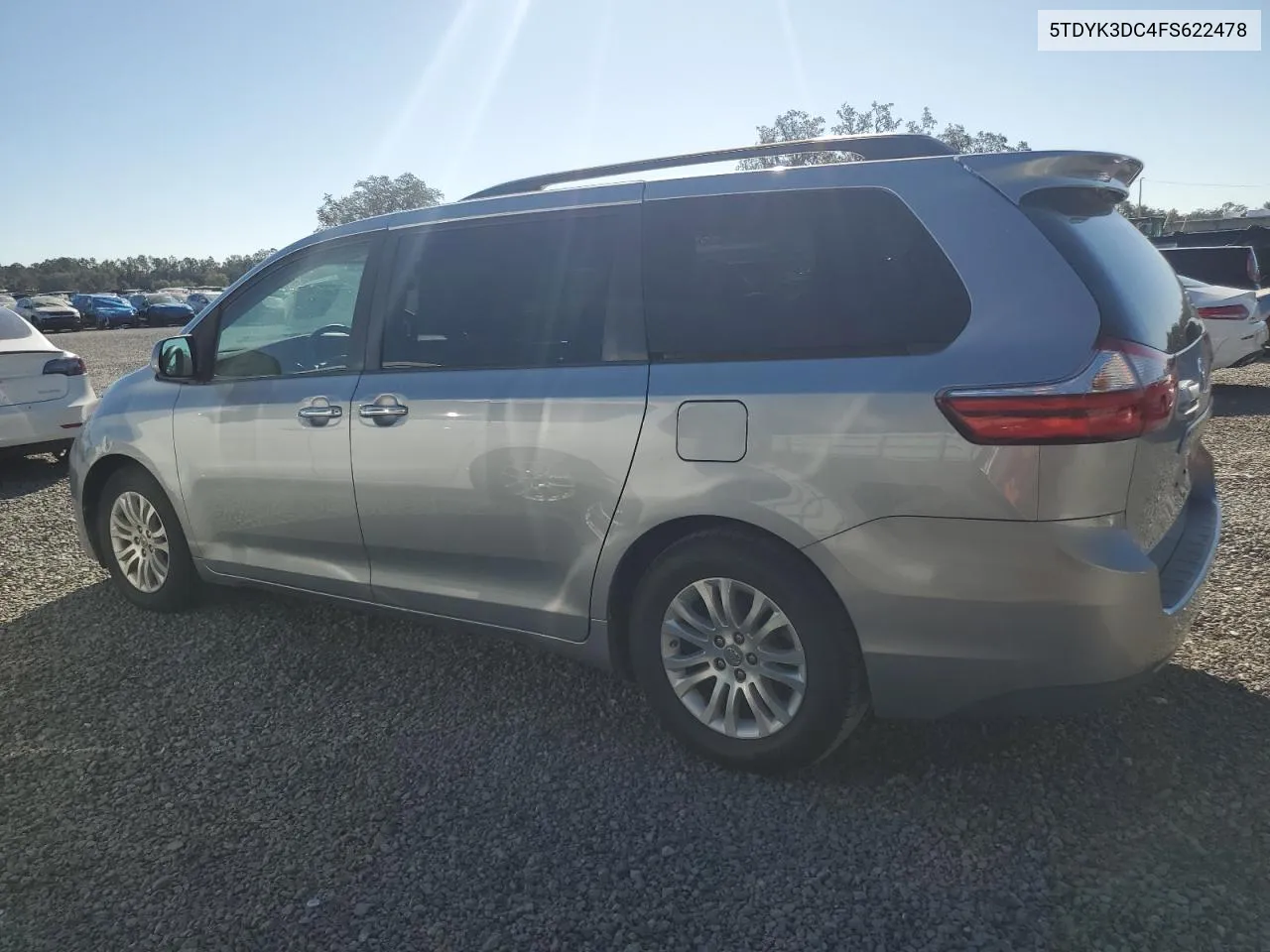 2015 Toyota Sienna Xle VIN: 5TDYK3DC4FS622478 Lot: 80350064