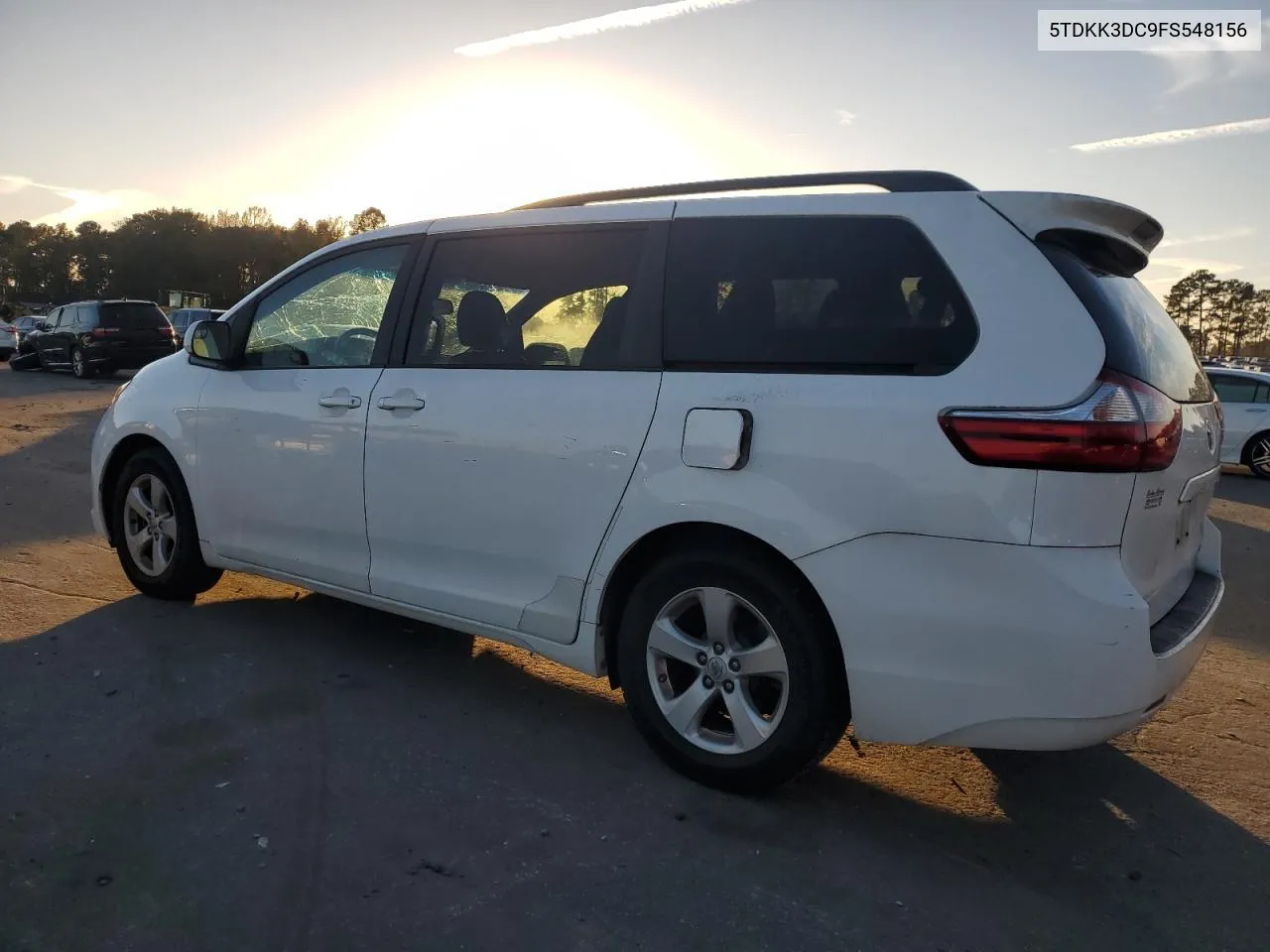 2015 Toyota Sienna Le VIN: 5TDKK3DC9FS548156 Lot: 80421604