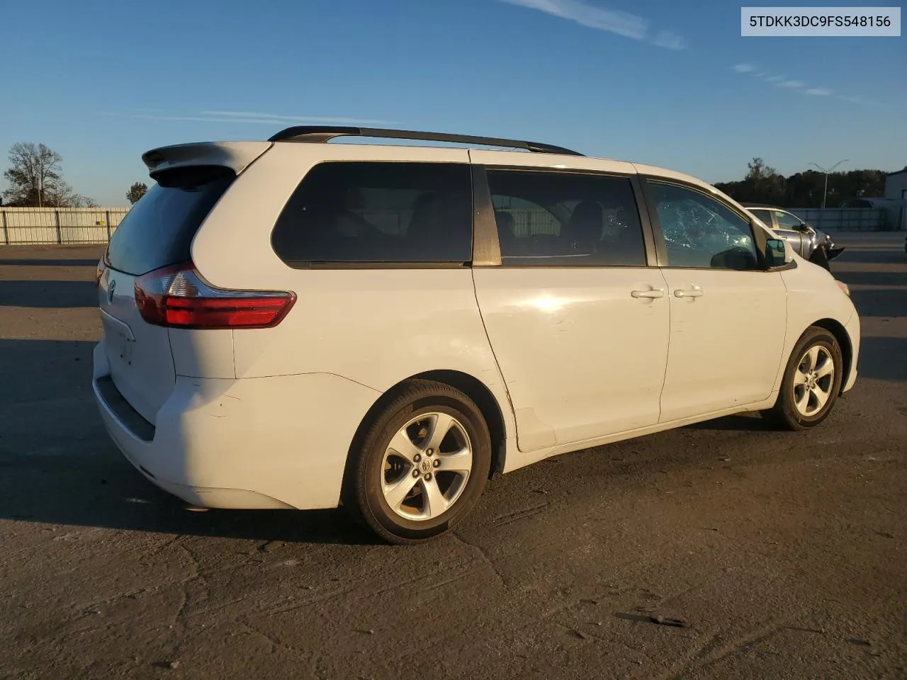 2015 Toyota Sienna Le VIN: 5TDKK3DC9FS548156 Lot: 80421604