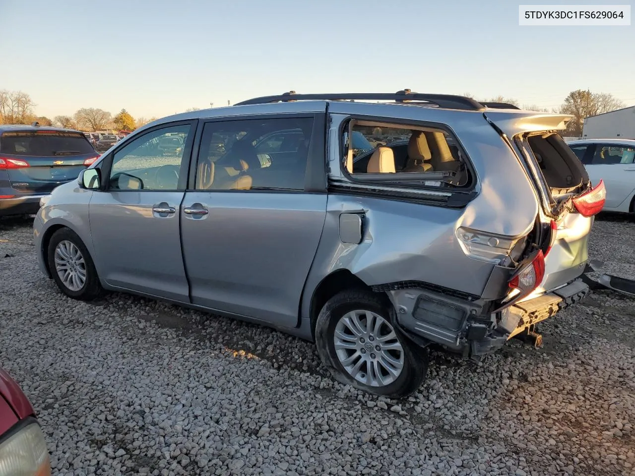 2015 Toyota Sienna Xle VIN: 5TDYK3DC1FS629064 Lot: 80497754