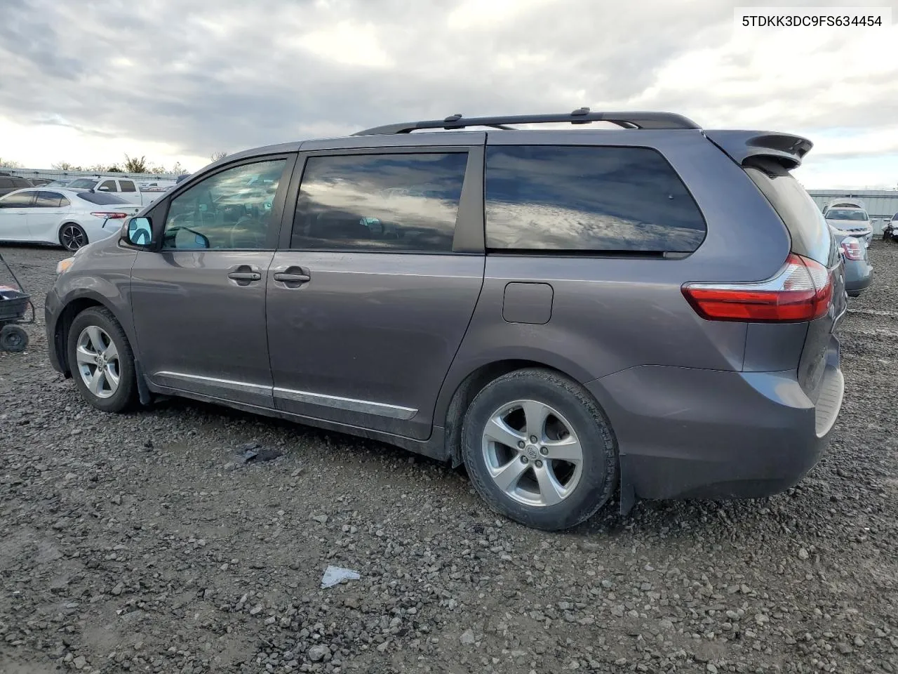 2015 Toyota Sienna Le VIN: 5TDKK3DC9FS634454 Lot: 80741964