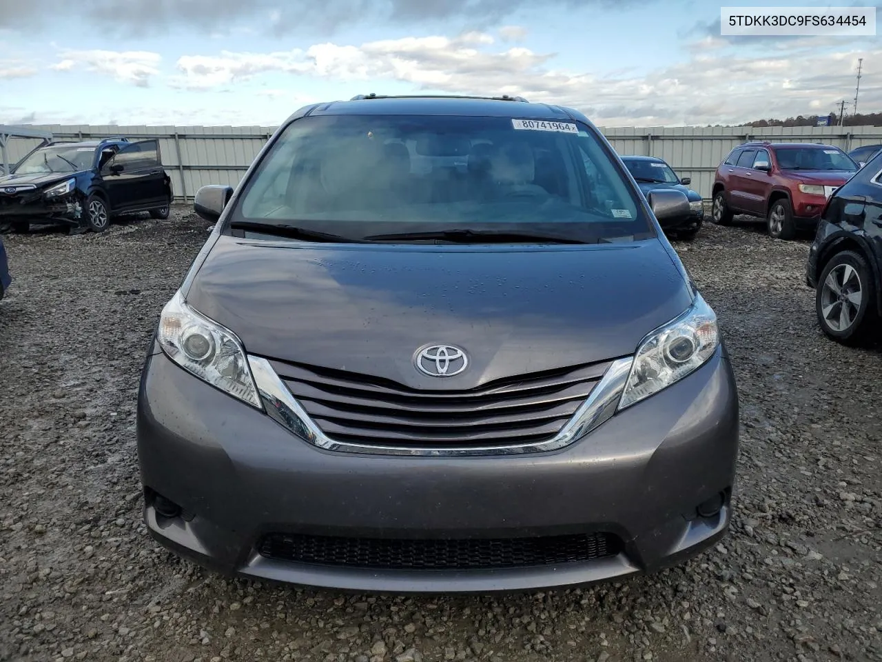 2015 Toyota Sienna Le VIN: 5TDKK3DC9FS634454 Lot: 80741964