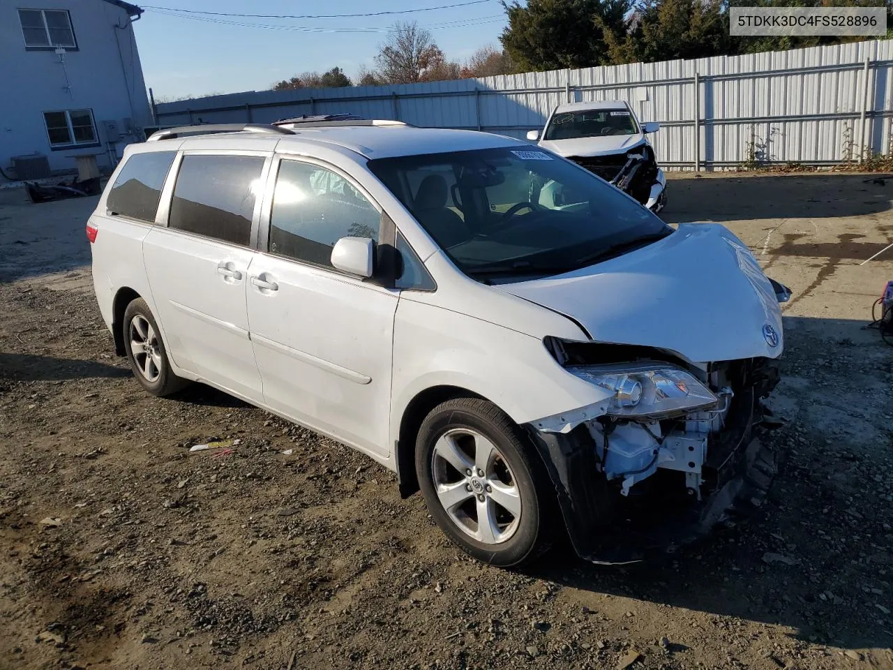 2015 Toyota Sienna Le VIN: 5TDKK3DC4FS528896 Lot: 80867814