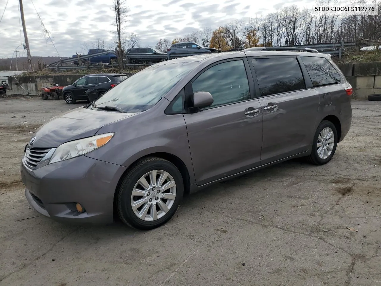 2015 Toyota Sienna Xle VIN: 5TDDK3DC6FS112776 Lot: 81052154