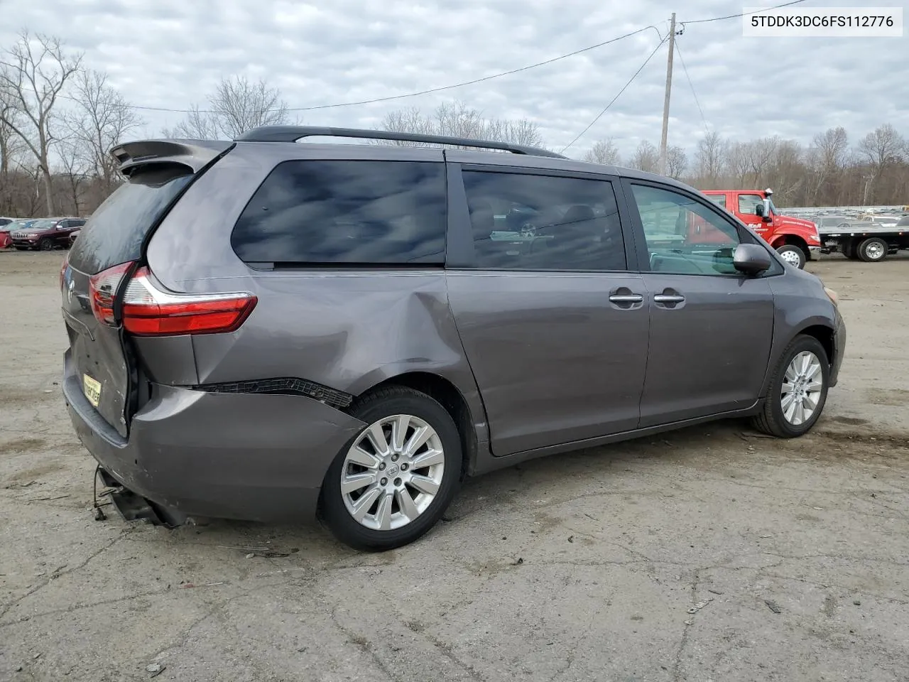 2015 Toyota Sienna Xle VIN: 5TDDK3DC6FS112776 Lot: 81052154