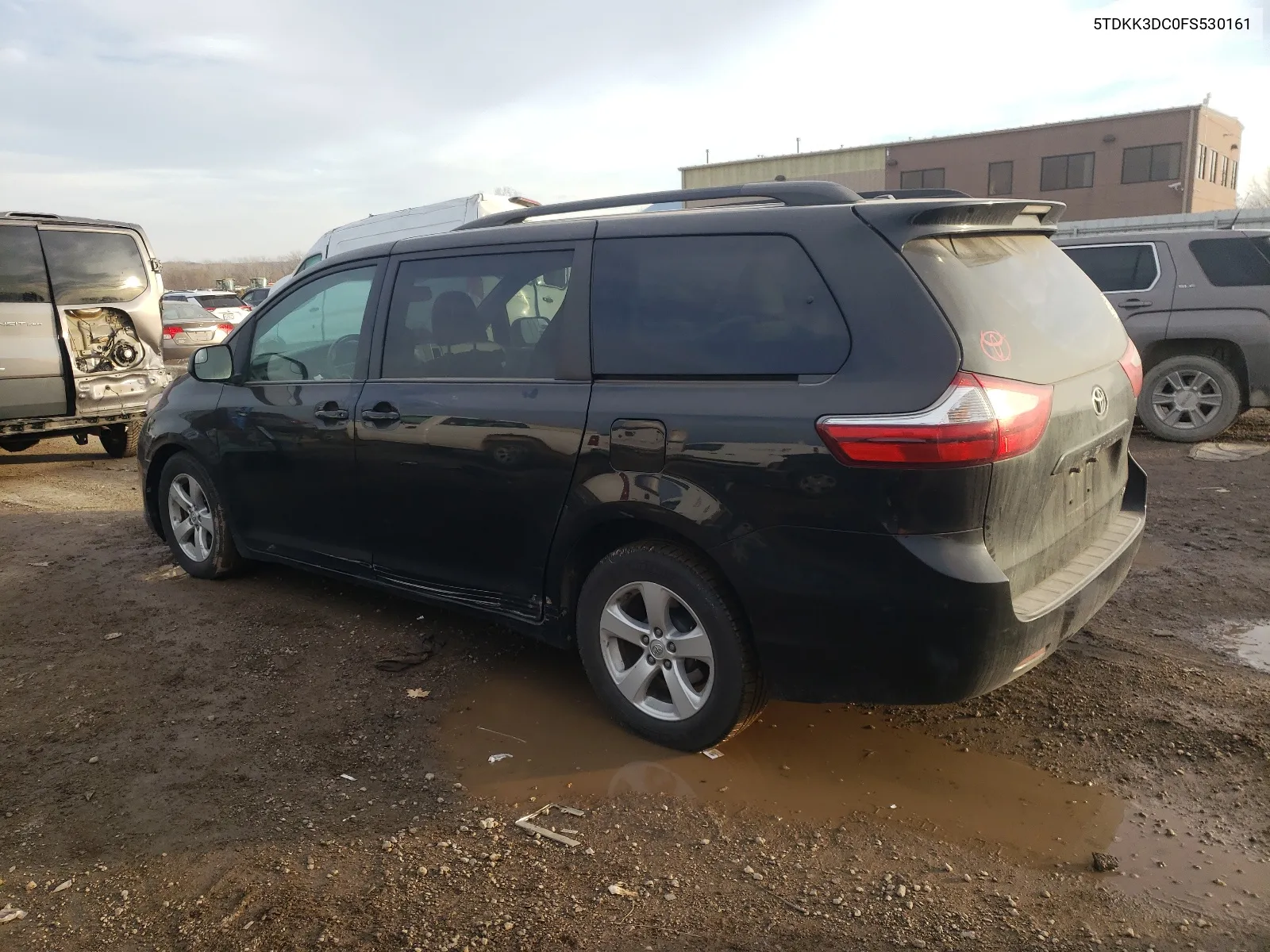 2015 Toyota Sienna Le VIN: 5TDKK3DC0FS530161 Lot: 81073113