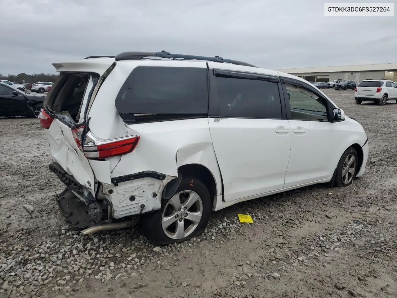 2015 Toyota Sienna Le VIN: 5TDKK3DC6FS527264 Lot: 81364874