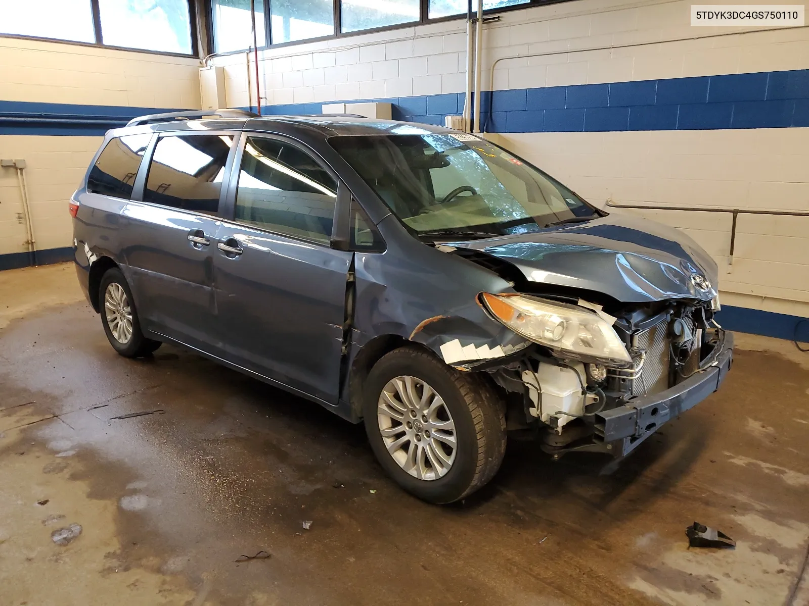 2016 Toyota Sienna Xle VIN: 5TDYK3DC4GS750110 Lot: 58230504