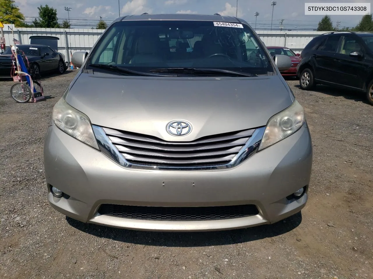 5TDYK3DC1GS743308 2016 Toyota Sienna Xle