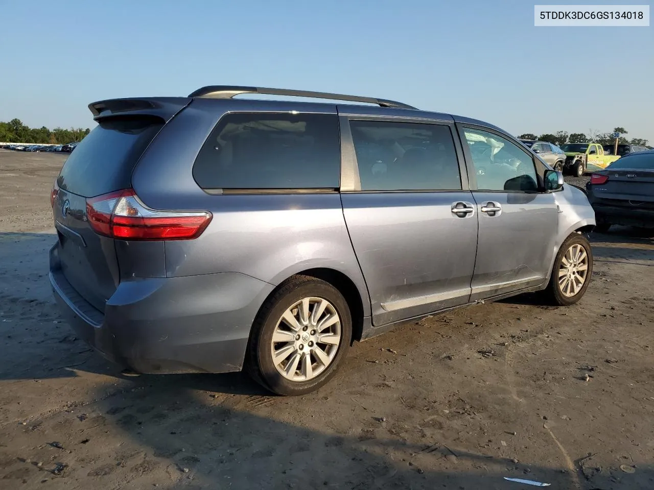 2016 Toyota Sienna Xle VIN: 5TDDK3DC6GS134018 Lot: 67464004