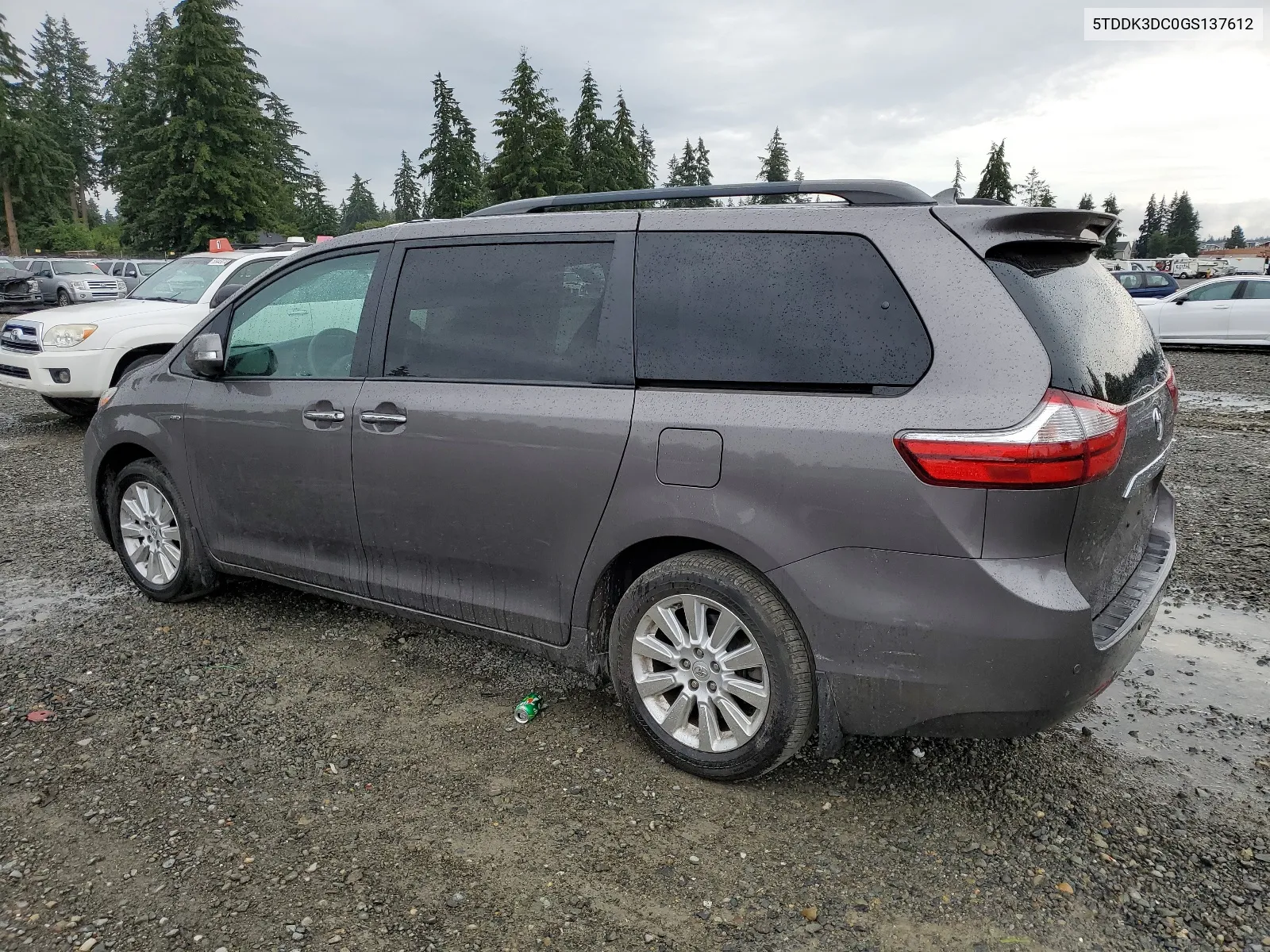 5TDDK3DC0GS137612 2016 Toyota Sienna Xle