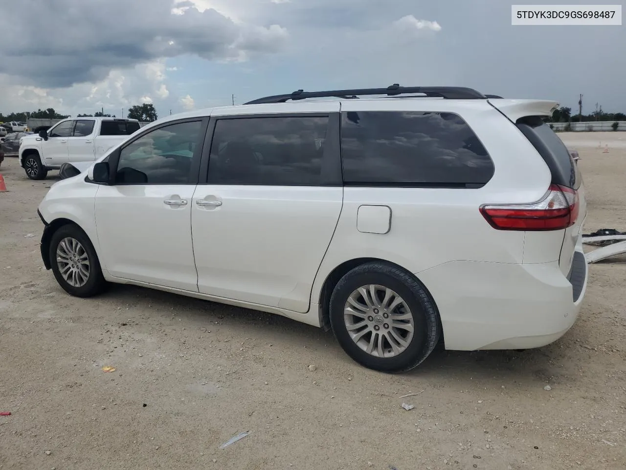 2016 Toyota Sienna Xle VIN: 5TDYK3DC9GS698487 Lot: 69239964