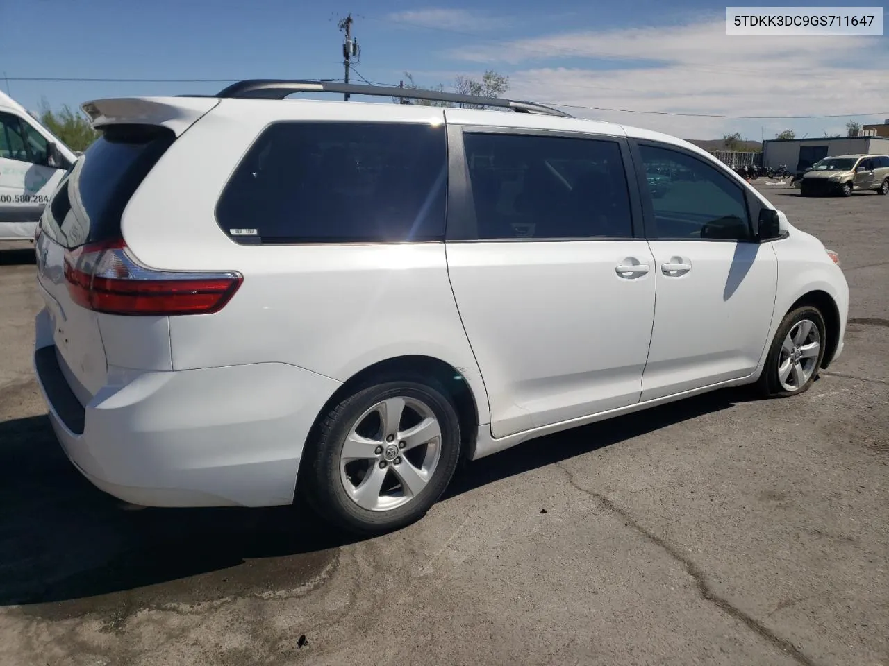 2016 Toyota Sienna Le VIN: 5TDKK3DC9GS711647 Lot: 69677914