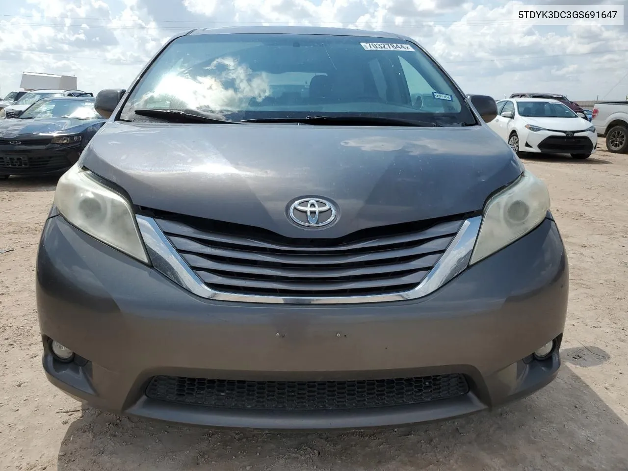 2016 Toyota Sienna Xle VIN: 5TDYK3DC3GS691647 Lot: 70327844