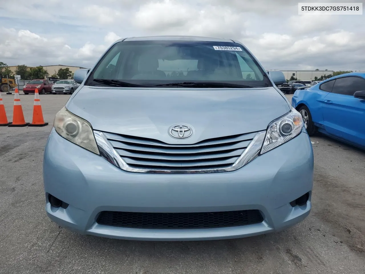 5TDKK3DC7GS751418 2016 Toyota Sienna Le