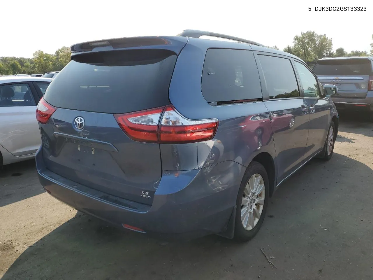 2016 Toyota Sienna Le VIN: 5TDJK3DC2GS133323 Lot: 70515664