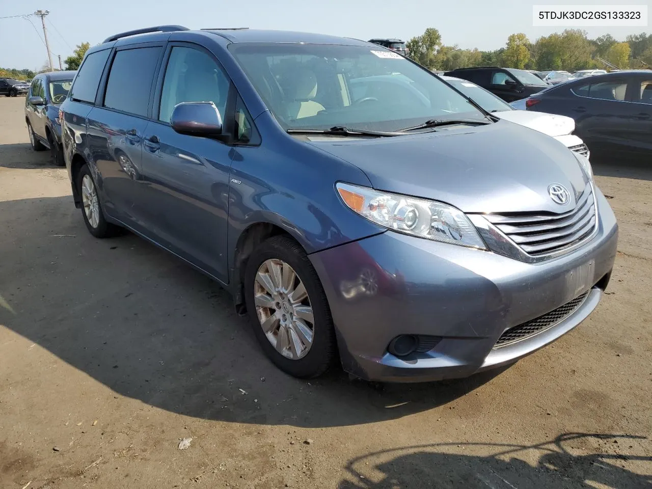 2016 Toyota Sienna Le VIN: 5TDJK3DC2GS133323 Lot: 70515664