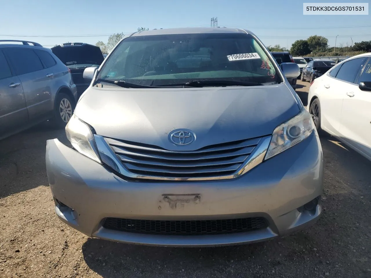 5TDKK3DC6GS701531 2016 Toyota Sienna Le