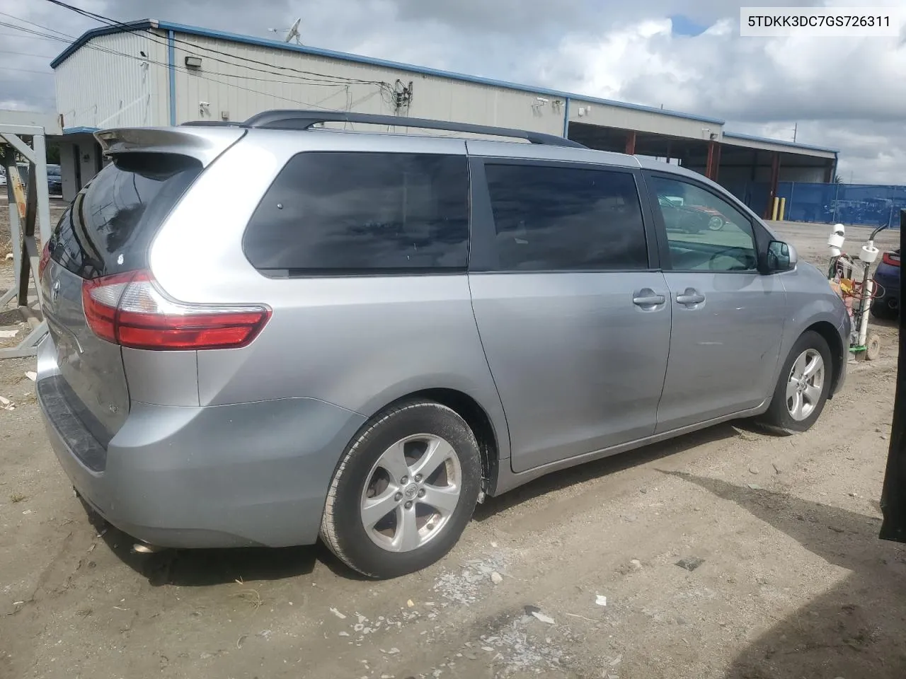 2016 Toyota Sienna Le VIN: 5TDKK3DC7GS726311 Lot: 70902644