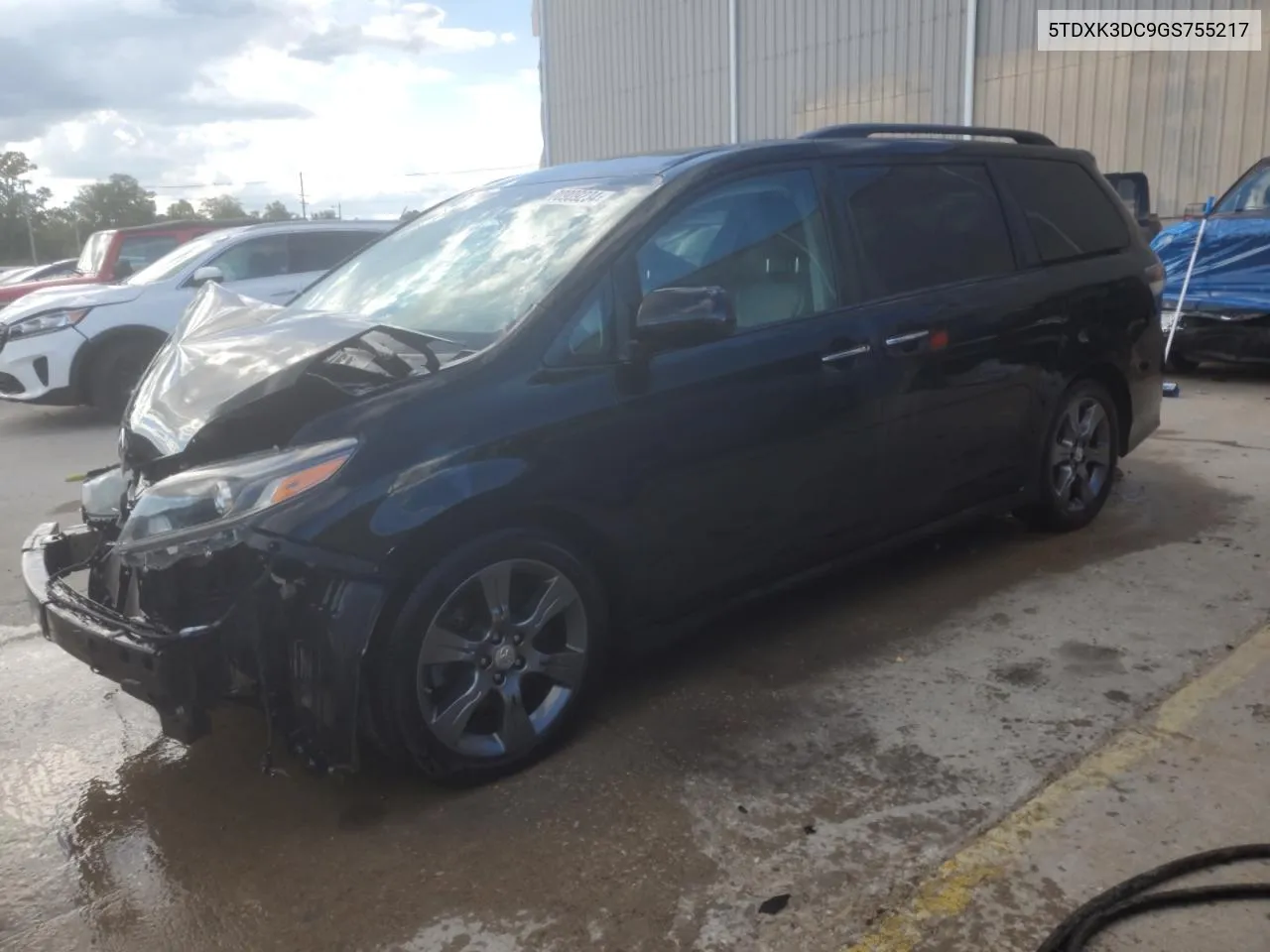 2016 Toyota Sienna Se VIN: 5TDXK3DC9GS755217 Lot: 70909234